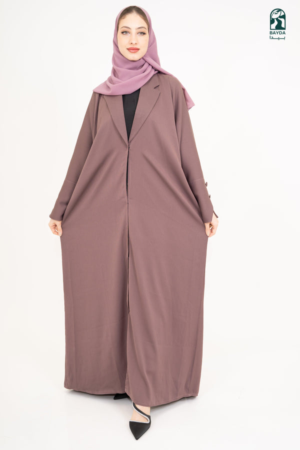 عباءة وردية  واسعة