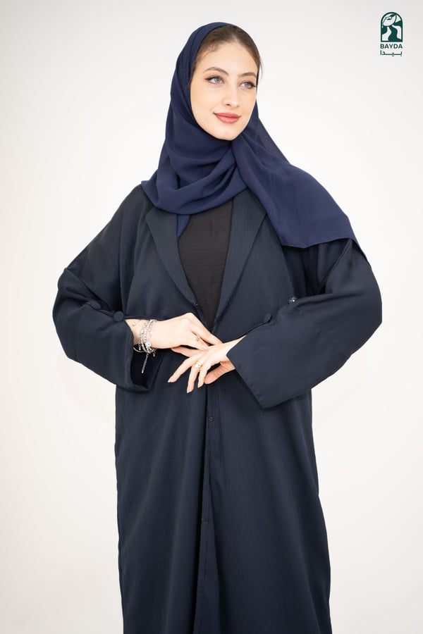 عباءة لون ازرق أنيقة